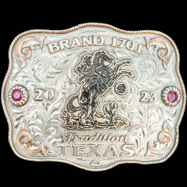 Connor is an expert in Western fashion, proudly serving as the owner of Brand 1701. Check out this special edition belt buckle!